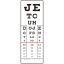Buchstabe Abdeckungen für Augendiagrammtafel (3m)