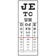 Buchstabe Abdeckungen für Augendiagrammtafel (5m)