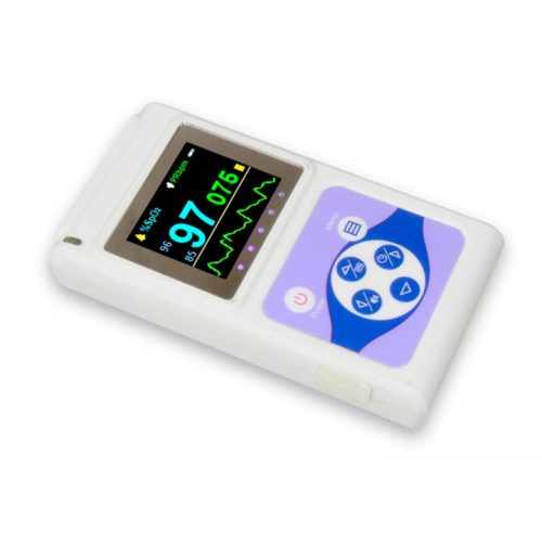 Contec CMS 60D pulse oximeter with adult finger clip