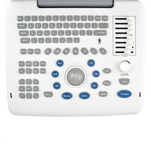 Portable ultrasound with 12" LED display, 1 optional head 
