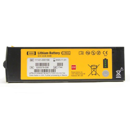 Lifepak 1000 battery - not rechargeable