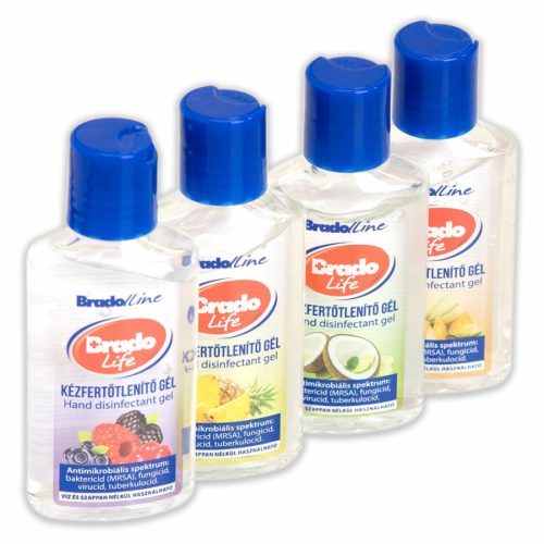 BradoLife hand sanitizer gel 50 ml - Cantaloupe