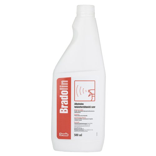 Bradolin alkoholos felületfertőtlenítő szer 500 ml - utántöltő