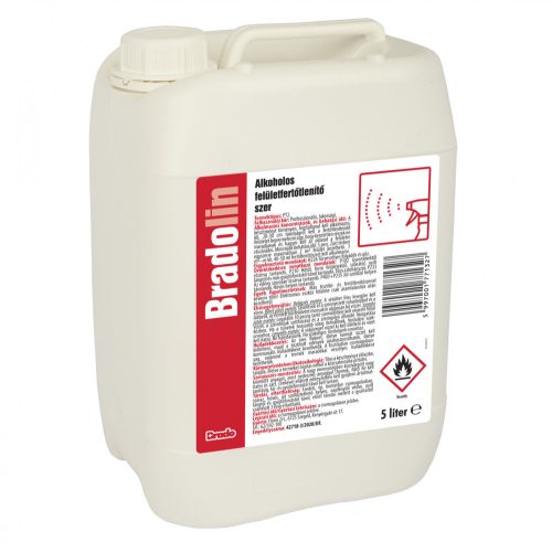 Bradolin alcohol surface disinfectant - 5l