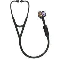   3M™ Littmann® CORE Digital Stethoscope, 8572, High Polish Rainbow Chestpiece, Black Tube, Stem and Headset, 69 cm