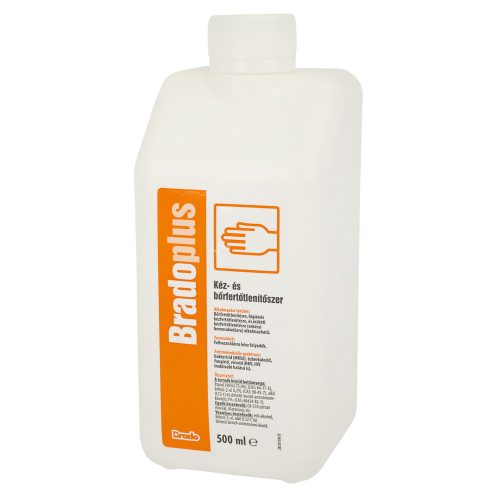Bradoplus hygienisches Hände- und Hautdesinfektionsmittel, chirurgischer Schrubber 500ml - mit Kappe
