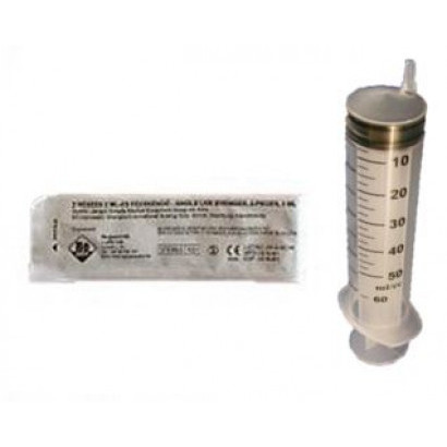 Rubber stopper luer slip syringe - 50ml