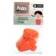 Pedex Natural lice stop hair elastics - orange 
