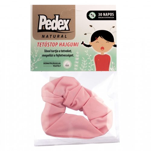 Pedex Natural tetűstop hajgumi - rózsaszín
