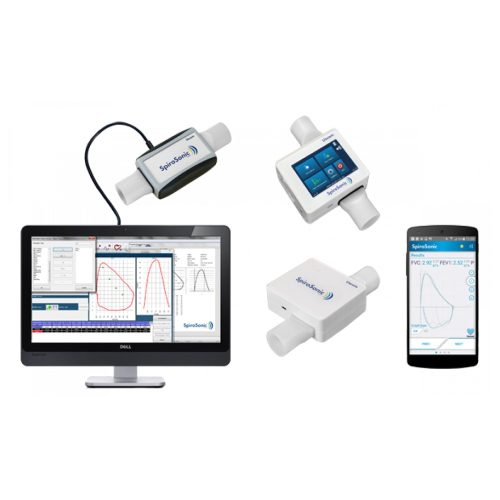 SpiroSonic Mobile (SPIROTHOR, SPIROTUBE) Spirometer, Ultraschallprinzip, kabellos