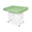Infant examination table with cabinet