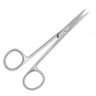 Surgical scissors pointed/pointed/straight 16 cm 