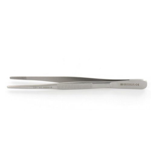 Anatomische Pinzette aus rostfreiem Stahl - 14cm