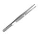 Stainless steel hook tweezers - 16cm