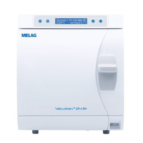 MELAG Vacuklav 24B+, 22 litre sterilizer, mains operated