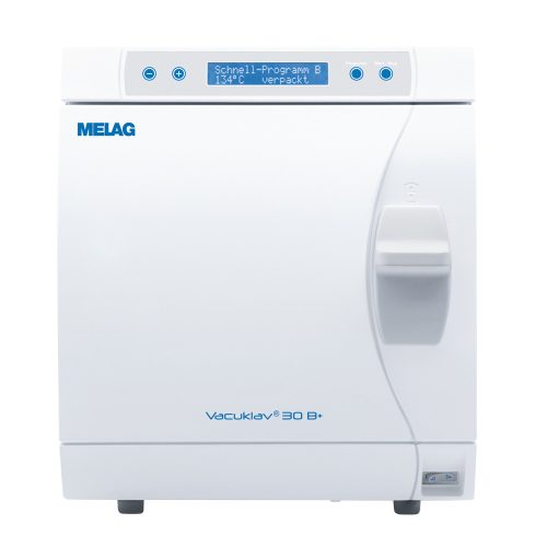 MELAG Vacuklav 30B+, 18 literes, vízhálózatról működtethető sterilizátor