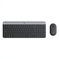   Logitech MK470 vezeték nélküli billentyűzet + egér - Fekete