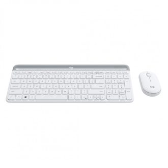Logitech MK470 Wireless Keyboard + Mouse - White