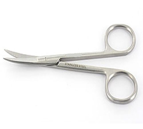Leather cutting scissors Iris curved