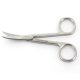 Leather cutting scissors Iris curved