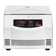 Laboratory centrifuge set with standard and swinging rotor