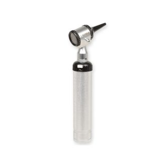   Parker otoscope metal, with 2.7 V halogen bulb, 3 autoclavable ear specula