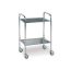 2 shelf stainless steel tool table rollable