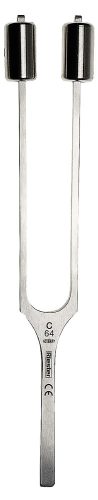 Riester steel ear-nose-throat tuning fork - C, 64Hz