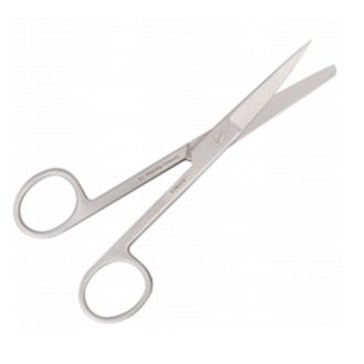 Surgical scissors blunt/sharp/straight end 16 cm long