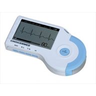   ChoiceMMed MD100B is a portable, handheld ECG device + patient cable (can also be used with electrodes)