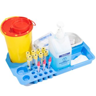 Blutentnahme-Tray blau