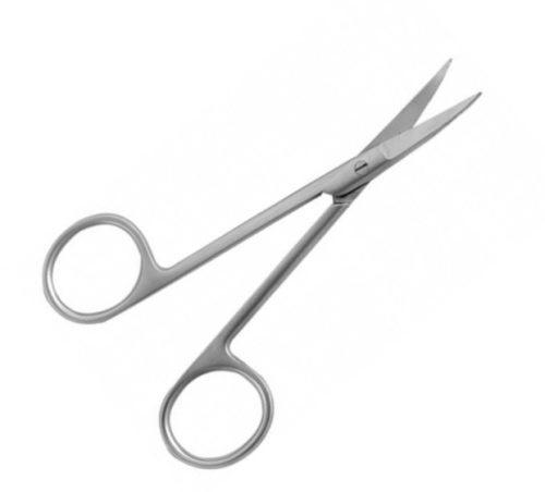 Surgical scissors pointed/pointed/curved-ended 14 cm long