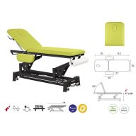   Łóżko do badań Winterthur Dynamic-4 z elektryczną regulacją wysokości 62 cm