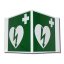 Räumlicher Defibrillator-Indikator 2x15x15 Kunststoffplatte