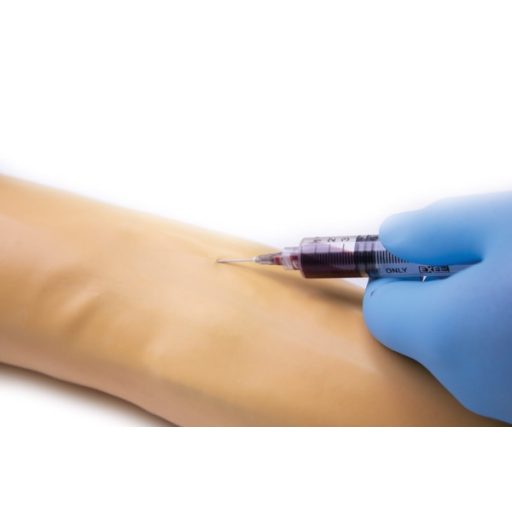 Training arm for intravenous injection and infusion