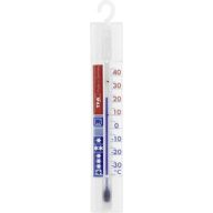 Analogue refrigerator and freezer thermometer