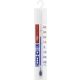 Analogue refrigerator and freezer thermometer