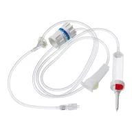   BD gravity infusion set with precision flow controller, double scale, with injection port, 200 cm, 1 pc, Ref: 03508068307