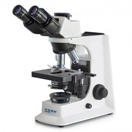 Trójokularowy mikroskop z kontrastem fazowym Kern OBL 156