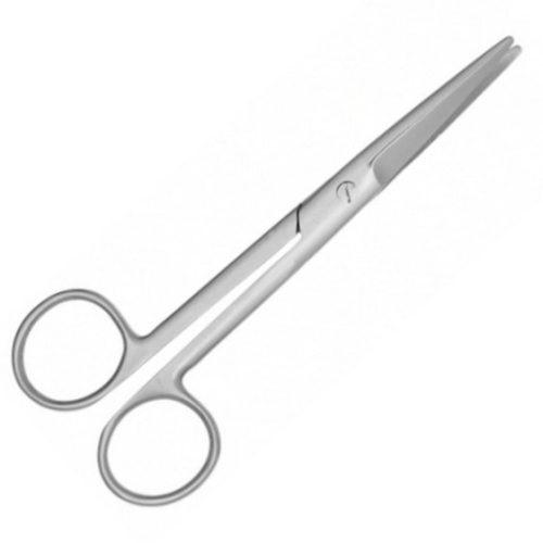Chirurgische Schere stumpf/stumpf/gerades Ende 16 cm lang 