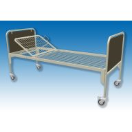 Bettenbett mit erhöhtem Kopfteil auf Rädern 90x200 cm