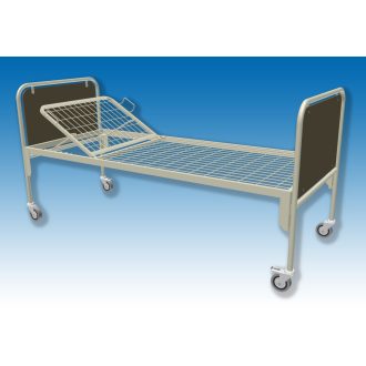 Bettenbett mit erhöhtem Kopfteil auf Rädern 90x200 cm