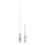 BD Whitacre NRFit spinal set with introducer, 25G (0.5 x 90 mm), blue, 1 pc, Ref: 405076