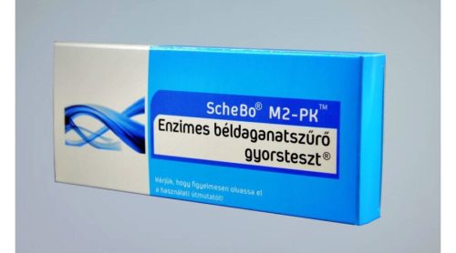 ScheBo M2-PK Quick Enzimes béldaganatszűrő széklet gyorsteszt, gasztroenteorológiai teszt