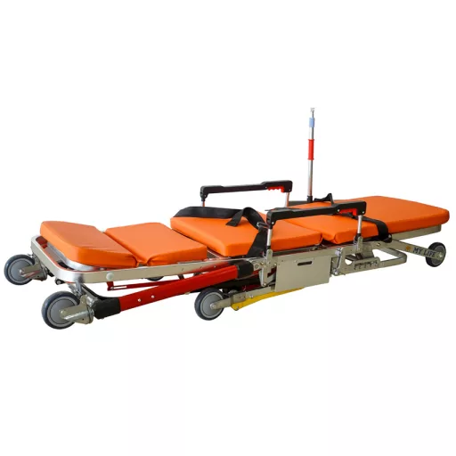 Stretcher and Chair in One, Foldable with Adjustable Positions