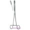 Foester sponge holding forcep narrow curved 24 cm