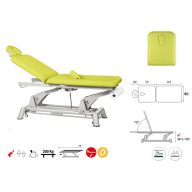   Winterthur Flex-1 Elektrycznie regulowane łóżko do badań 70cm