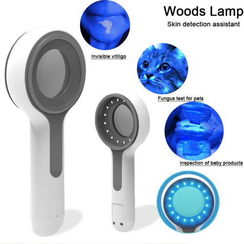Woods Lampa do analizy skóry Ultrafiolet, Vitiligo Lampa UV