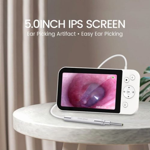 Digital otoscope and ear cleaning camera with HD screen