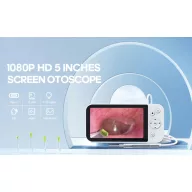 Digital otoscope and ear cleaning camera with HD screen